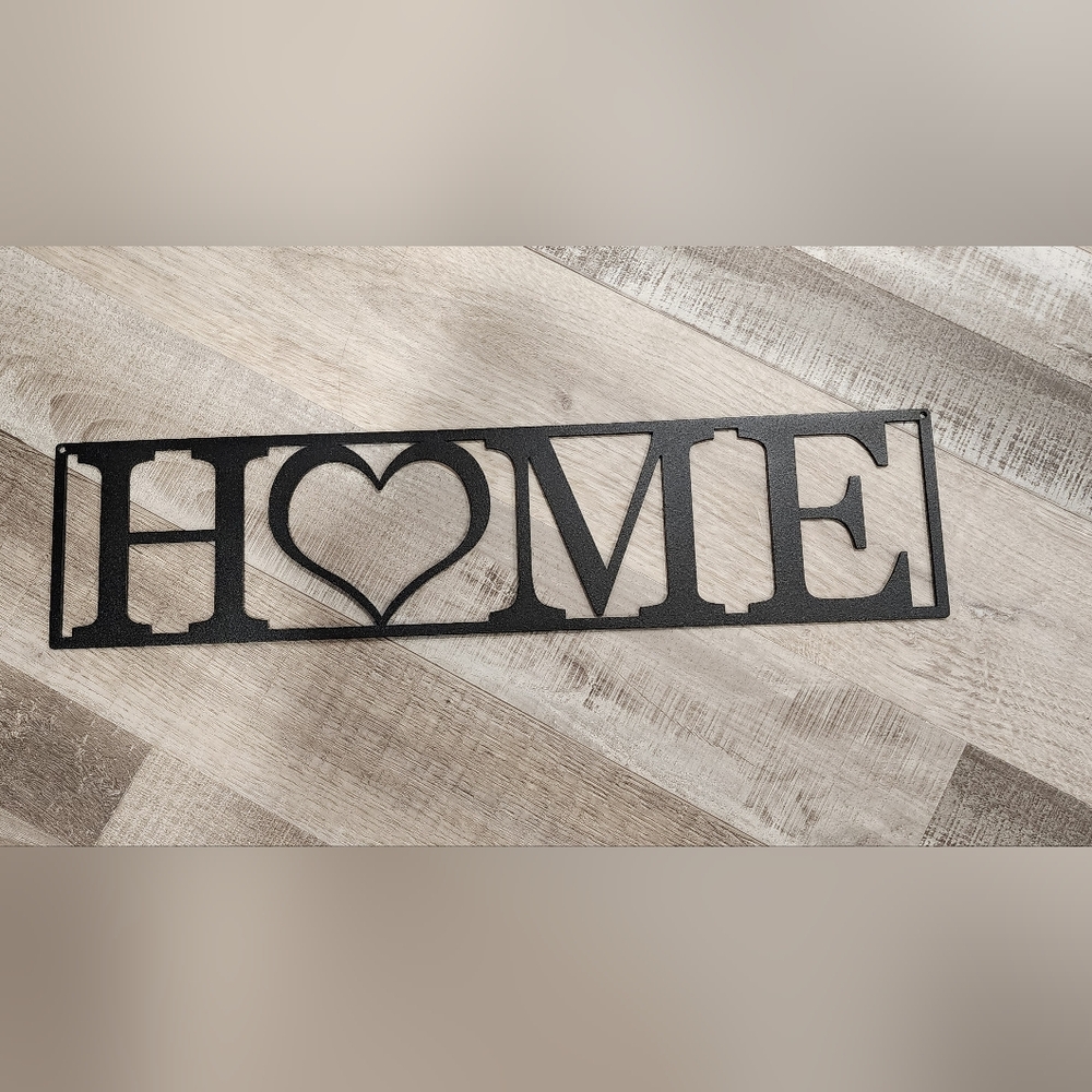 Black Metal Love Sign